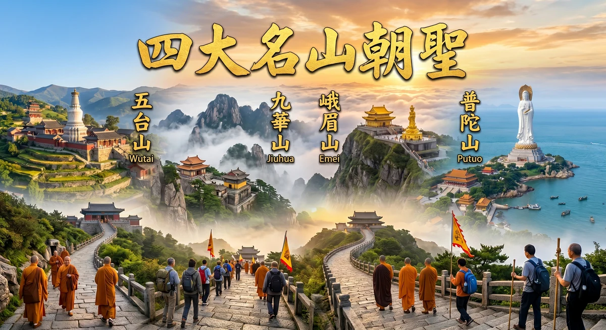 中國四大佛教名山朝聖 16 日